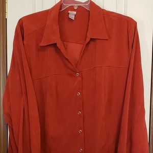 Snap Front Women's Blouse/Jacket  Size 30-32